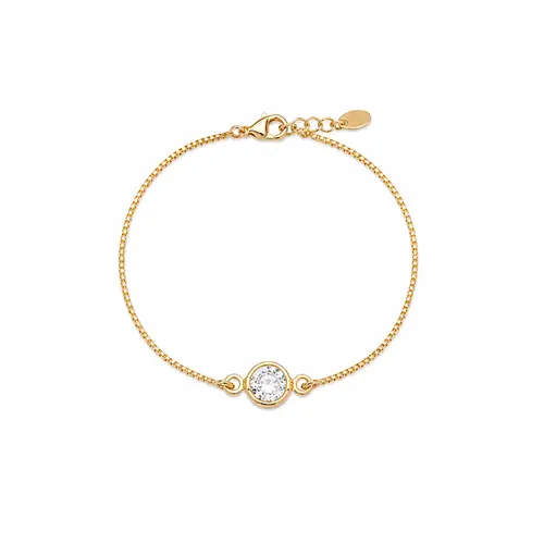 PULSEIRA ALBA RING BANHADA A OURO 18K