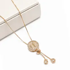 GRAVATA FÉ BANHADA A OURO 18K