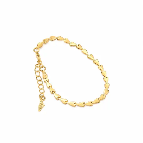 PULSEIRA ELEGANCE SPHERE BANHADA A OURO 18K
