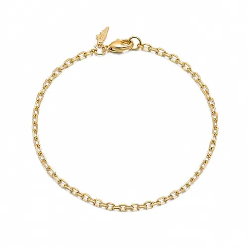 PULSEIRA MASCULINA INFANTIL BANHADA A OURO 18K