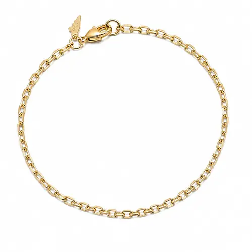 PULSEIRA MASCULINA INFANTIL BANHADA A OURO 18K