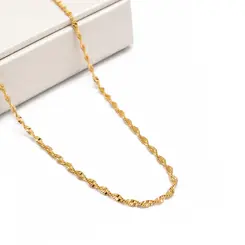 CORRENTE FEMININA BANHADA A OURO 18K