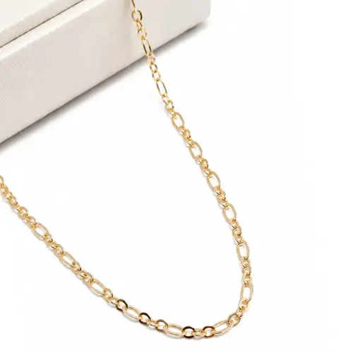 CORRENTE FEMININA BANHADA A OURO 18K
