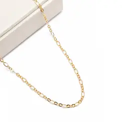 CORRENTE FEMININA BANHADA A OURO 18K