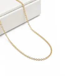 CORRENTE FEMININA BANHADA A OURO 18K
