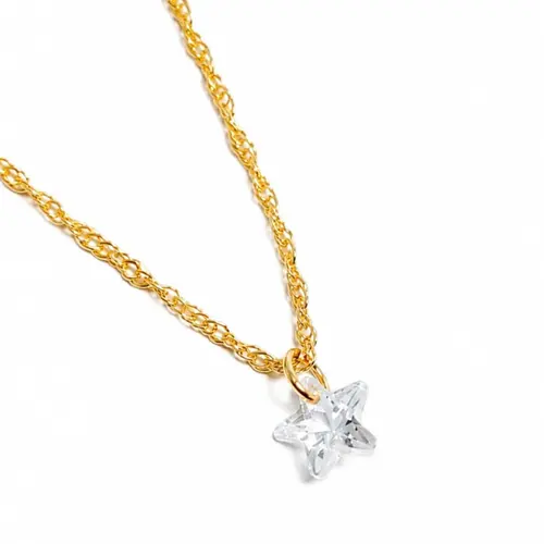 CHOKER ESTRELA BANHADA A OURO 18K