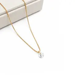 CHOKER PONTO DE LUZ P BANHADA A OURO 18K