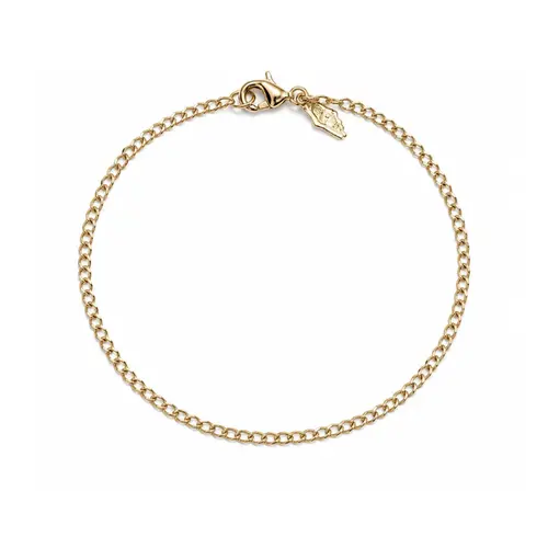 PULSEIRA MASCULINA INFANTIL BANHADA A OURO 18K