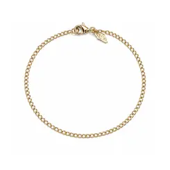 PULSEIRA MASCULINA INFANTIL BANHADA A OURO 18K
