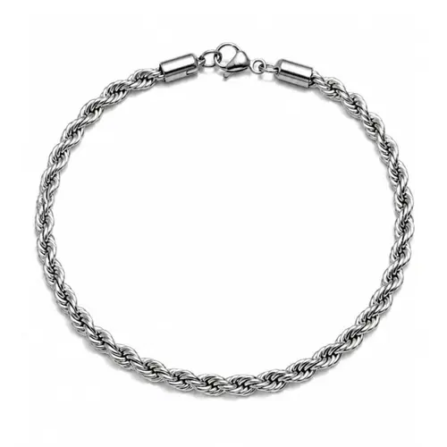PULSEIRA CORDÃO BAIANO EM AÇO INOXIDAVEL
