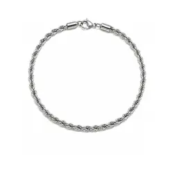 PULSEIRA CORDÃO BAIANO EM AÇO INOXIDAVEL