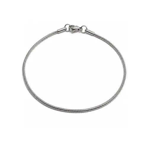 PULSEIRA LISA EM AÇO INOXIDAVEL