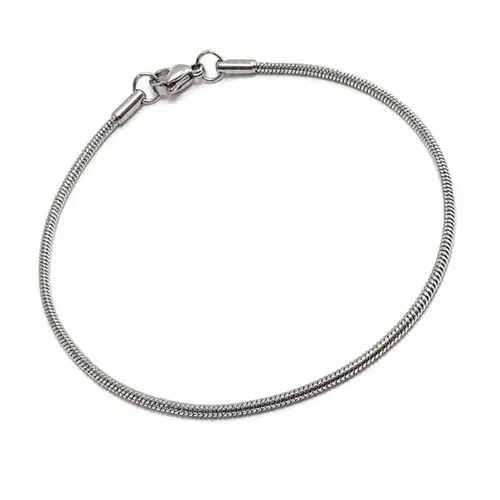 PULSEIRA LISA EM AÇO INOXIDAVEL