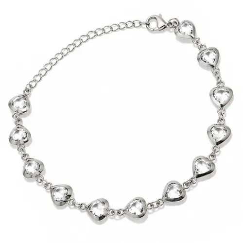 PULSEIRA CORAÇÕES EM AÇO INOXIDAVEL