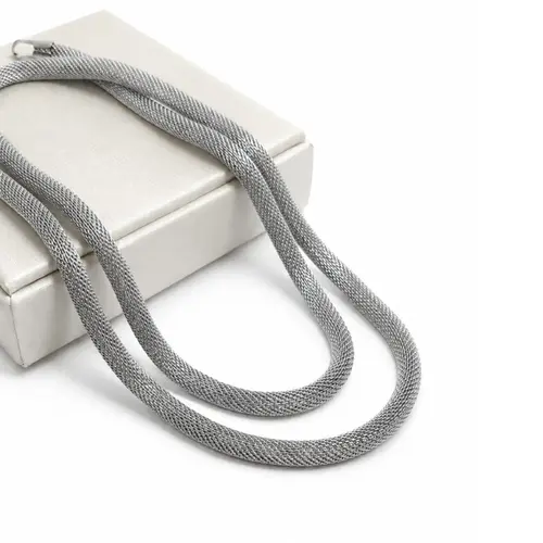 CHOKER MALHA TELA EM AÇO INOXIDAVEL