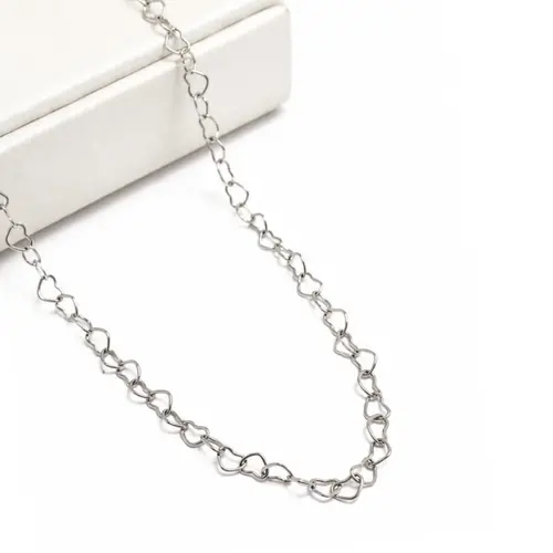 CHOKER FIO DE CORAÇÃO EM AÇO INOXIDAVEL