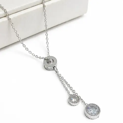 CHOKER PINGENTES PENDENTES EM AÇO INOXIDAVEL