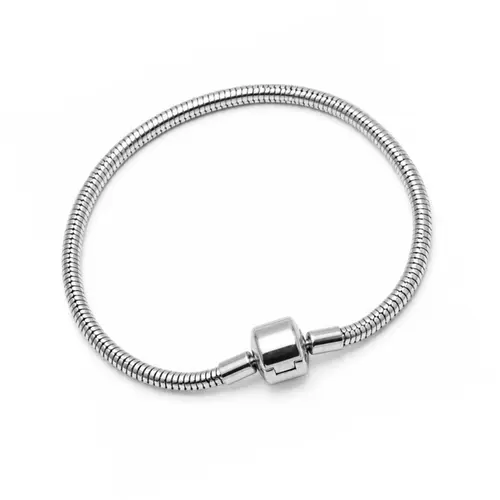 PULSEIRA PANDORA FECHO TRADICIONAL EM AÇO INOXIDAVEL