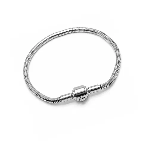 PULSEIRA PANDORA FECHO CLICK EM AÇO INOXIDAVEL