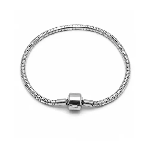 PULSEIRA PANDORA FECHO TRADICIONAL EM AÇO INOXIDAVEL
