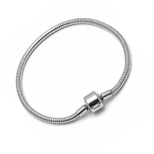 PULSEIRA PANDORA FECHO TRADICIONAL EM AÇO INOXIDAVEL