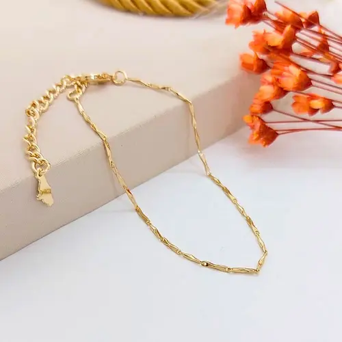 PULSEIRA MINIMAL CLÁSSICA BANHADA A OURO 18K