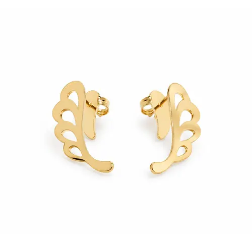 BRINCO EAR CUFF ASA BANHADO A OURO 18K