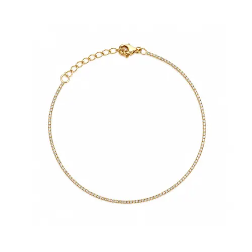 PULSEIRA RIVIERA BANHADA A OURO 18K