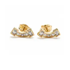 BRINCO CRAVEJADO BANHADO A OURO 18K