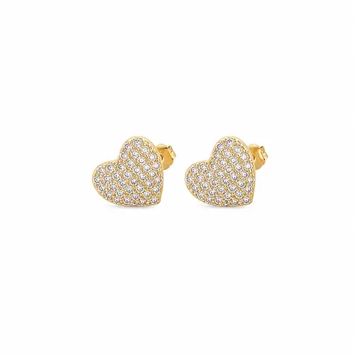 BRINCO BRILHO DE AMOR BANHADO A OURO 18K