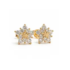 BRINCO ESTRELA BANHADO A OURO 18K