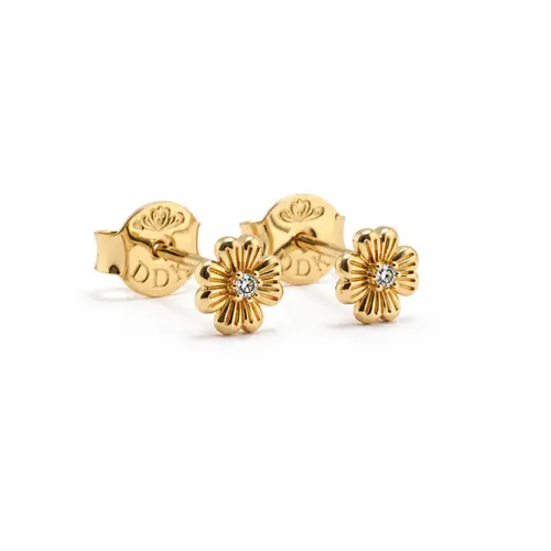 BRINCO TREVO BANHADO A OURO 18K