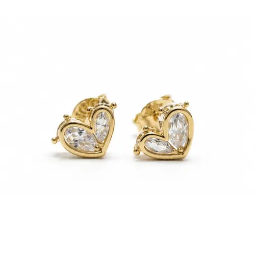 BRINCO CORAÇÃO BANHADO A OURO 18K