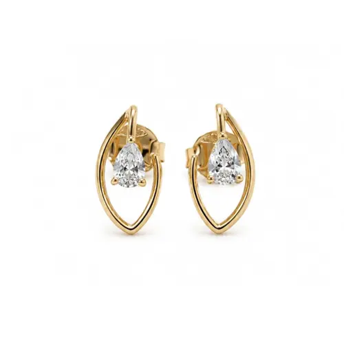 BRINCO GOTA BANHADO A OURO 18K