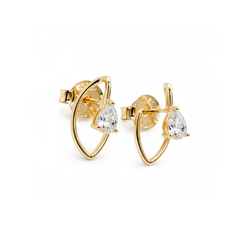 BRINCO GOTA BANHADO A OURO 18K