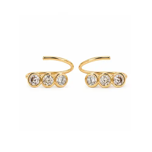 BRINCO CRAVEJADO BANHADO A OURO 18K