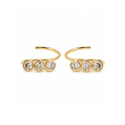 BRINCO CRAVEJADO BANHADO A OURO 18K