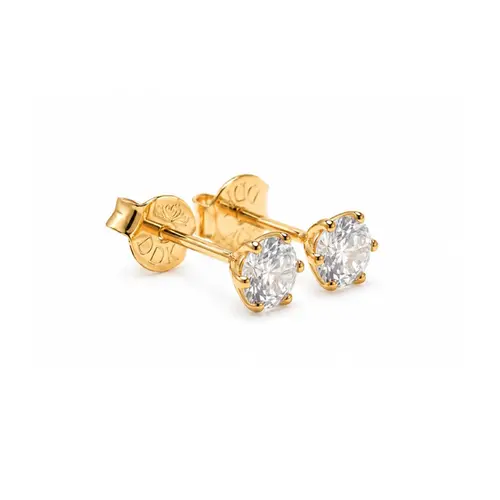 BRINCO PONTO DE LUZ CAIXA ALTA M BANHADO A OURO 18K