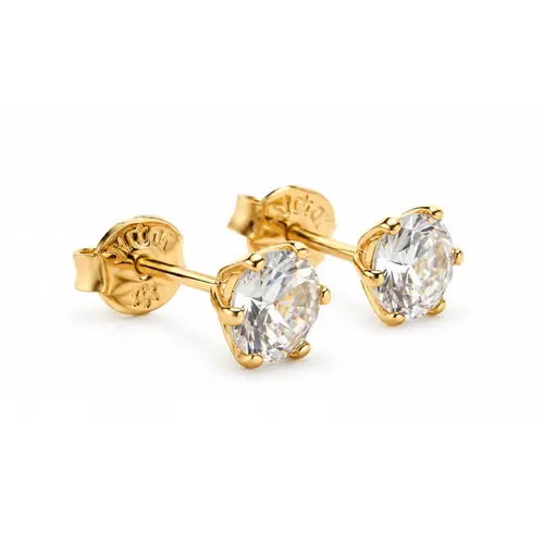 BRINCO PONTO DE LUZ CAIXA ALTA G BANHADO A OURO 18K