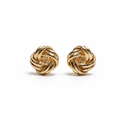 BRINCO TRANÇADO BANHADO A OURO 18K
