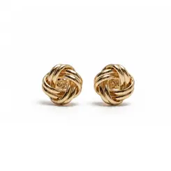 BRINCO TRANÇADO BANHADO A OURO 18K