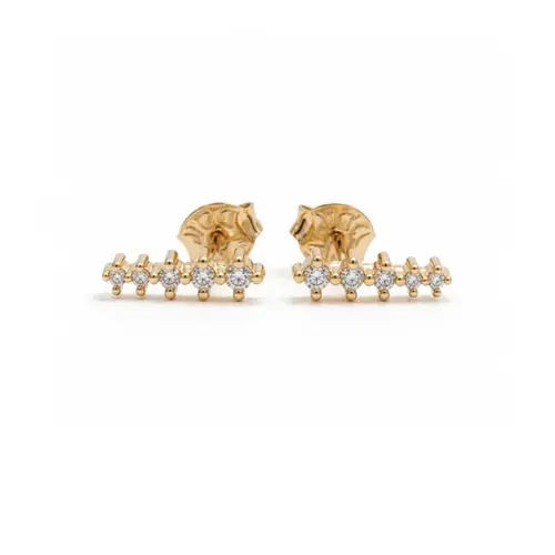BRINCO CRAVEJADO BANHADO A OURO 18K