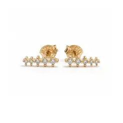 BRINCO CRAVEJADO BANHADO A OURO 18K