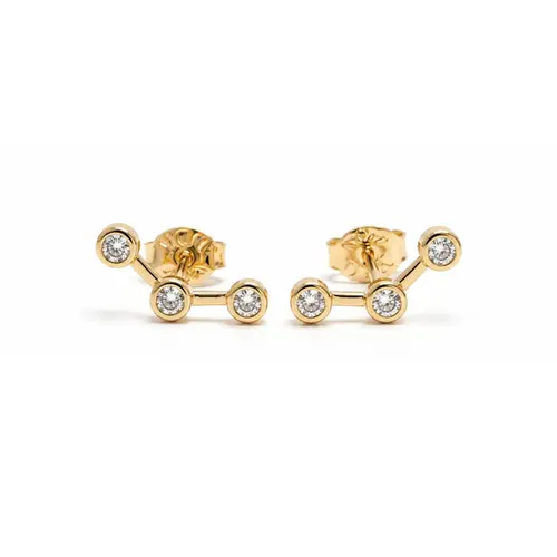 BRINCO CRAVEJADO BANHADO A OURO 18K