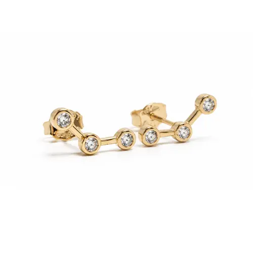 BRINCO CRAVEJADO BANHADO A OURO 18K