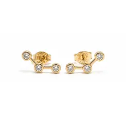 BRINCO CRAVEJADO BANHADO A OURO 18K