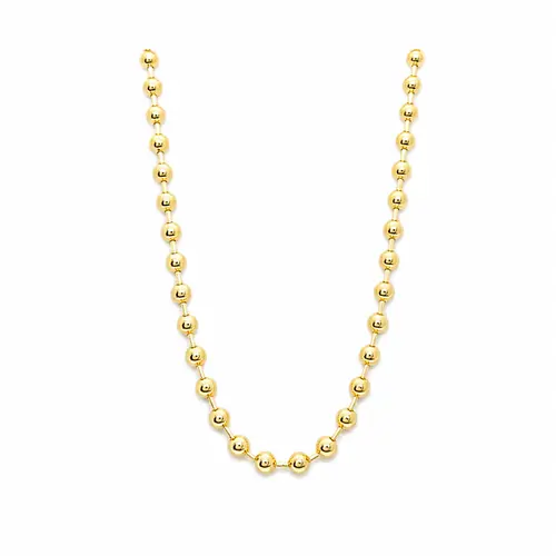COLAR BOLINHAS PREMIUM BANHADO A OURO 18K