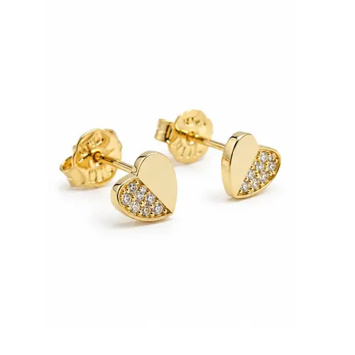 BRINCO CORAÇÃO BANHADO A OURO 18K