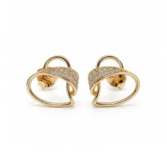 BRINCO CORAÇÃO BANHADO A OURO 18K