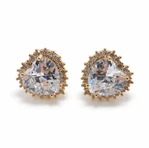 BRINCO CORAÇÃO BANHADO A OURO 18K